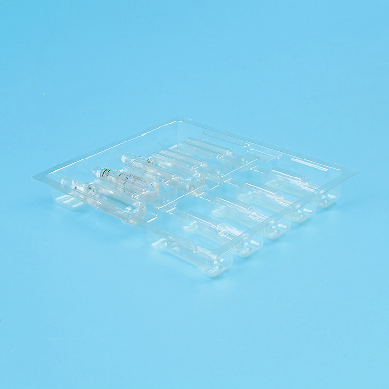 PET Transparent Ampoule Packaging Tray